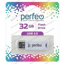 Флешка 32 Gb Perfeo PF-C06W032 White