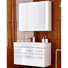 Aqwella Мебель для ванной Милан 100 подвесная, с ящиками