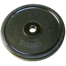 Евро-классик диск 25 кг, 51 мм Barbell MB-PltBE-25