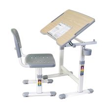 FunDesk Парта и стул Piccolino II Grey