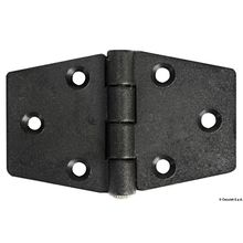 Osculati Reinforced nylon hinge, black 98x65 mm, 38.823.20