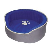 Лежак для собак арт:021. Цвет синий. Размер 51*46*18см."