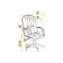 Tetchair Кресло СН833, серая серая