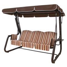 Садовые качели ЭЛИТ СТАНДАРТ (коричневые)