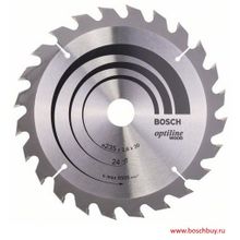 Bosch Пильный диск Bosch Optiline Wood 235х30 мм 24WZ (2608640725 , 2.608.640.725)