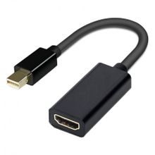 Адаптер mini DisplayPort M - HDMI 19F, 0.2 м, черный, KS-iS KS-509