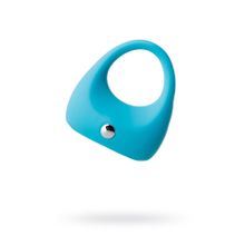 Эрекционное кольцо силикон голубое Toyfa A-Toys 5,4 см