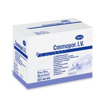 COSMOPOR IV- Самоклеющаяся пленка для фиксации катетеров (стер) 8 X 6 см, 50 шт, Германия