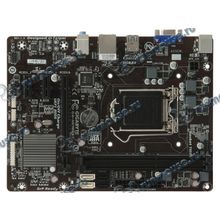 Мат. плата Socket1150 GIGABYTE "GA-H81M-S1" (iH81, 2xDDR3, SATA III, SATA II, PCI-E, D-Sub, 1Гбит LAN, USB3.0, mATX) (ret) [119291]