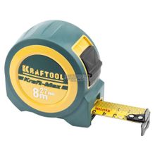 Рулетка нейлон покрытие Kraftool "PRO" "Kraft-Max" 34127-08-27 (8м 27мм)