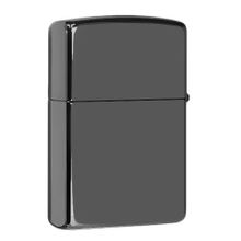 Зажигалка черная глянцевая Zippo Wolf Design с покрытием Black Ice