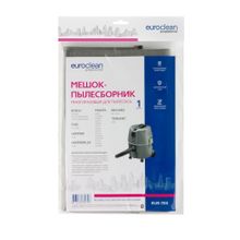 EUR-703 Мешок-пылесборник Euroclean многоразовый с пластиковым зажимом для пылесоса
