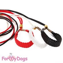 Выставочная ринговка ForMyDogs Косичка красная DS03-11-2012 R