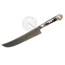 Нож Пчак #Уз1086-МХ, (сталь ШХ15), гарда - олово, рукоять - рог