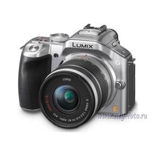 PANASONIC Lumix DMC-G5 kit 14-42 mm серебряный (silver)