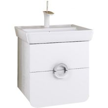 Aqwella Тумба с раковиной Аликанте 55 дуб седой