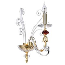 Crystal Lux Бра Crystal Lux Catarina AP1 Gold Transparent-Cognac ID - 22017