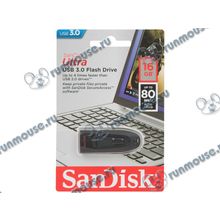 Накопитель USB flash 16ГБ SanDisk "Ultra", черный (USB3.0) [118466]