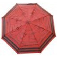 Ferre - Зонт женский, оригинальный дизайн, "береста на красном фоне"