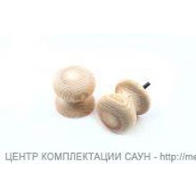 Ручка для стеклянной двери "Кноб" (комплект 2 шт. + штанга)