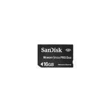 карта памяти Memory Stick Pro Duo 16Gb Sandisk, SDMSPD-016G-B35