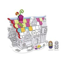 CubicFun Cubic Fun P688h Кубик фан Пазл-раскраска Десертный домик (5 фломастеров в комплекте) P688h
