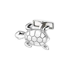 JTC8262K - Запонки DUNHILL "Turtle silver" серебро родий" - DUNHILL (Англия)