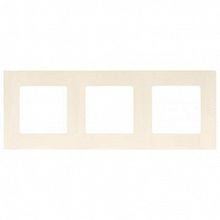 Рамка 3 поста ETIKA, слоновая кость |  код. 672513 |  Legrand