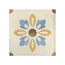 Cir Ceramiche Viaemilia Inserto Fiore Rivalta Crema 10x10 см