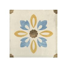 Cir Ceramiche Viaemilia Inserto Fiore Rivalta Crema 10x10 см