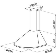 Каминная вытяжка Maunfeld Derby 50 Inox