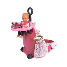 Smoby Набор для кормления и купания пупса в чемодане, Baby Nurse, 24*60,5*47 см 220316