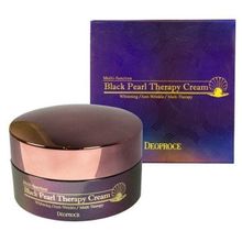 DEOPROCE Black Pearl Therapy Cream Антивозрастной крем с черным жемчугом