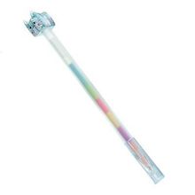 Ручка гел. с многоцветным стержнем, наконечник в форме котика, 17,5см, 0,5мм, пластик, 4 дизайна 4 дизайна