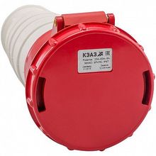 Розетка кабельная 234-63А-6h-380AC-3P+PE-IP67 |  код. 222763 |  КЭАЗ