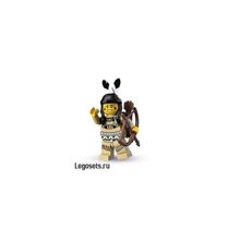 Lego Minifigures 8683-1 Series 1 Tribal Hunter (Индеец) 2010