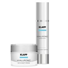 Набор крем и сыворотка Klapp Hyaluronic Face Care Set