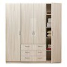 Эко 5.15 Шкаф 4-х дверный без зеркал
