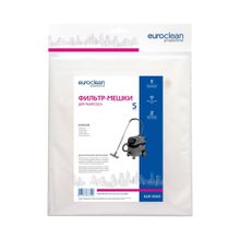 EUR-354 5 Фильтр-мешки Euroclean синтетические для пылесоса, 5 шт