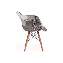 Tetchair Кресло CINDY SOFT (EAMES) (mod. 101), black white (черный белый)