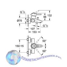 Cмеситель для ванны Grohe Concetto 32211000