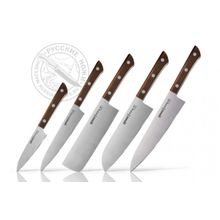 Набор из 5 ножей  SHR-0250WO "SAMURA HARAKIRI", AUS - 8, ABS пластик