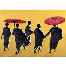 ОЛИМАР Картина "Монахи в пустыне 5"