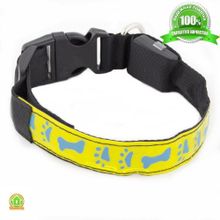 Светящийся ошейник - 45-50 см - голубой