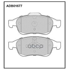Колодки Тормозные Дисковые | Перед | Renault  Megane  Sedan Coupe 08> ALLIED NIPPON арт. ADB01677