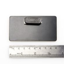 Бейдж с магнитом 90х50, пластик 1,5 мм