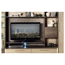 Алмаз. Любимый дом Бруна Тумба под ТВ с надстройкой (Сономе эйч темная Сономе эйч светлая)