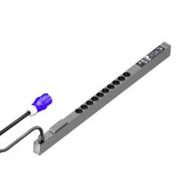 DK PDU metered 16A 1~ CEE 10x Schuko 1095мм в шкаф высотой >= 1200мм, ZeroU - 1800мм | код 7979211 | Rittal