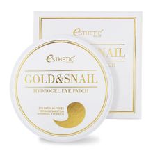 ESTHETIC HOUSE Gold & Snail Hydrogel Eye Patch Гидрогелевые патчи для кожи вокруг глаз с золотом и улиточным муцином