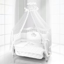 Комплект постельного белья Beatrice Bambini Unico Smile (120х60) - bianco bianco